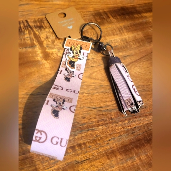 Minnie Mouse Key Fob Wristlet - Picture 5 of 7